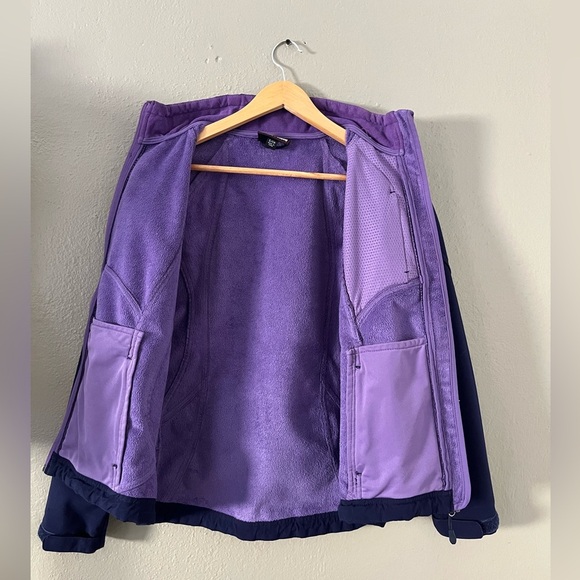 Double Diamond Softshell Plum Purple Fleece Jacket Women’s Small - Picture 8 of 12